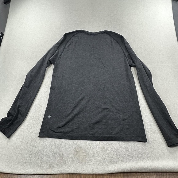 Lululemon Shirt Mens Large Gray Metal Vent Tech Long Sleeve Seamless Gym - Picture 2 of 11